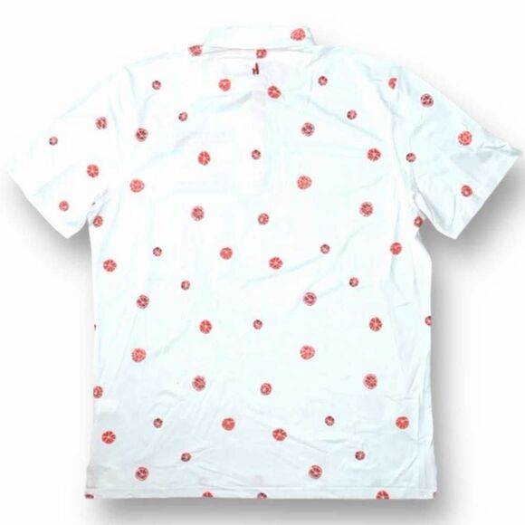 johnnie-O Funky Buddha Citrus Print Prep-Formance Polo Shirt XL NWT - Picture 2 of 6